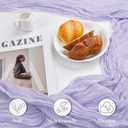 10 Pack Lilac Purple Table Runner 10ft Cheesecloth Table Runner 120 Inch Gauze Boho Rustic Sheer Cheese Cloth for Summer Banquet Picnic Baby Shower Party Wedding Holiday Dcor