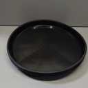 8 Pack 18 Inch Round Plant Saucers for Less 16 Inch Pot Indoors Outdoors Plant Trays for Pots Planter Saucer Plastic Drip Tray Planter Water Tray (Black, 18"(8pcs))