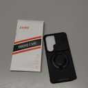 JAME for Samsung Galaxy S26 Ultra Case, Ring Holder Stand Kickstand, Slide Camera Cover with Screen Protector, Dual-Layer Shockproof Protective Magnetic Accessory Friendly S26 Ultra Phone Case, Black