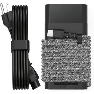 65W USB C Laptop Charger Compatible with HP Laptop Charger Spectre X360 Elitebook Envy Omnibook Elite Dragonfly Chromebook ProBook Zbook Type C Computer Charger AC Adapter Power Cord Supply