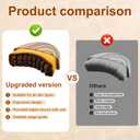 2Pcs Lymphatic Contour Face Brush,Lymphatic Drainage Massager with Super Soft Bristles,Face Sculpting Brush to Reduce Puffiness & Define Jawline,Dry Brush with Hypoallergenic Ergonomic