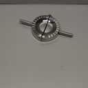 Stainless Steel Dumpling Maker, X-Large 5" Goya Empanada Press Mold, Ravioli Mould Crimper, Wraper Dough Cutter - for Pie Ravioli Chinese Dumpling Pastry, with long handle (XL 5" Dia)