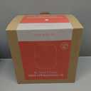 CROWNFUL Mini Fridge, 4 Liter/6 Can Portable Cooler and Warmer Personal Refrigerator for Skin Care, Cosmetics, Beverage, Food,Great for Bedroom, Office, Car, Dorm, ETL Listed (White)