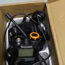 UV-K5 Walkie Talkie Dual Band 5W Rechargeable Two Way Radio NOAA Emergency Weather Receiver with Type-C Charging Cable, Headset (Black 1 Pack)