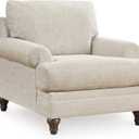 Signature Design by Ashley Valerani Classic Upholstered Chair, Beige
