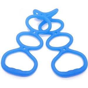 Resistance Bands for Working Out, Adjustable 7-Ring with Handles, Exercise Stretch Bands for Women&Men Fitness,Pilates,Yoga and Physical Therapy (1 Pack)