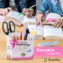 90 Count Bible Highlighters No Bleed Through, 6 Morandi Colors, Muted Pastel Highlighter Markers Assorted Colors Bulk for Study Bible, Journaling Supplies