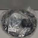 Flacchi Set of 2 Solar Hanging Ball Lights - 2 Sizes of Christmas Outdoor Garden Lanterns Waterproof Globe Fairy Lights with 8 Lighting Modes Timer Memory Function (Multicolor)