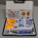 JOREST Watch Repair Kit for Battery Replacement & Link Removal, Resizing &Opener, Watch Repair and Cleaning Screwdriver Set, Wrench Back Remover, Spring Bar Tool