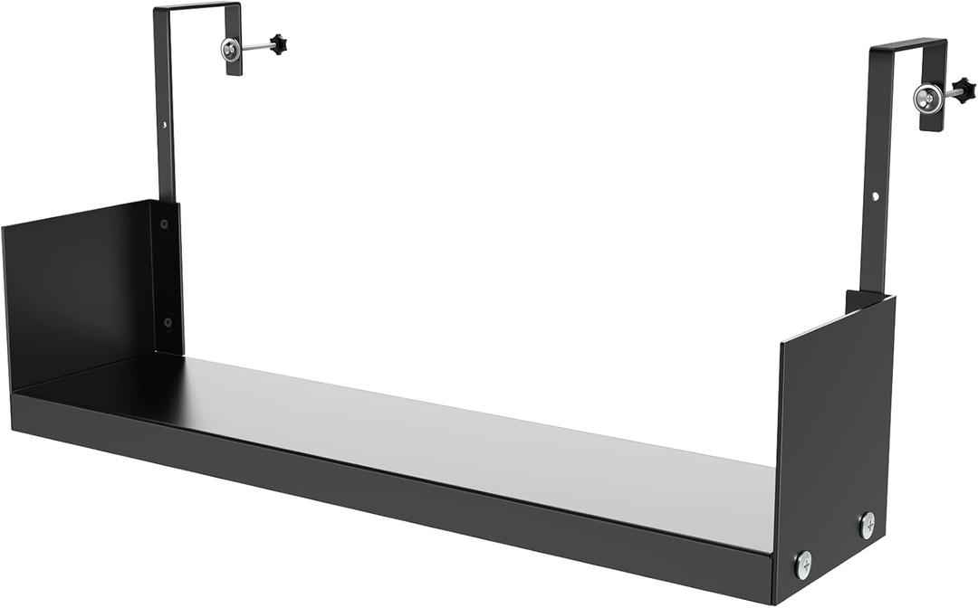 Linone 24" Office Cubicle Shelf - Cubicle Storage Organizer Bookshelf with Cubicle Hooks for Home Desk, Bookshelf and Home Office Desk Organizer