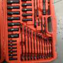 LLNDEI 160-Piece Mechanics Tool Set, Metric Socket Set 1/2 1/4 3/8 inch Drive Professional Tool Kit, CR-V Deep & Shallow Kit with Quick Release Ratchet