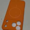 Miracase Magnetic for iPhone 17 Pro Max Case, Compatible with MagSafe, Integrated Silicone Camera Control Cover, 3.0mm Thicken Shockproof Drop Protection Phone Case for 17 ProMax, Orange