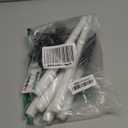 Homemory 6 Pcs Waxy Flameless Taper Candles with Remote, Flickering Battery Operated Candlesticks, Led Fake Candles Tall Candle for Home, Wedding, Party, Ivory, 9.6 inches