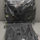 ALPHA CAMP Stadium Seats for Bleachers with Armrests - Thick Padded Bleacher Chairs with Back Support, Extra Wide Stadium Chair for Sports Events, Portable with Shoulder Straps & Pockets,2PC