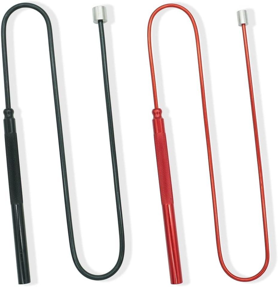 Flexible Magnetic Pickup Tool Set, 2LB & 5LB, 26" Bendable Extension Magnetic Pickup, VASTOOLS