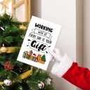 2 x Funny Office Christmas Card for Him Her, Cute Christmas Card&Gift for Coworker Boss Workmate Manager Leader Boss Lady, Xmas Anniversary Cards For Friend Coworker (#6)