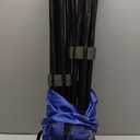 SONGMICS Badminton Net, Height Adjustable Volleyball Net, Pickleball Net for Junior Tennis, Kids, Indoor Outdoor Court, Foldable Nylon Net with Poles 10ft/13ft/16.5ft Wide (Blue)