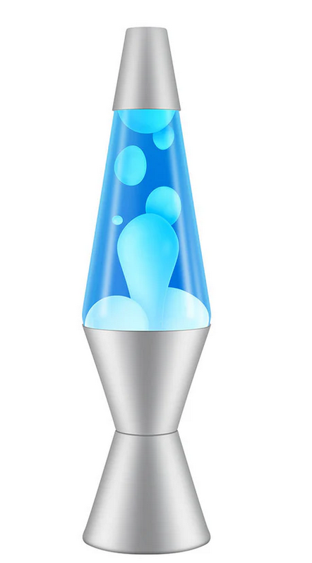 Lava 14.5 Lamp White/Blue