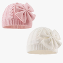 Zsedrut Baby Girls Knit Hats Toddler Infant Beanie Caps Bow Winter Hat for Girls.