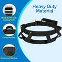 Gait Belt for Seniors, Transfer Belts with Handles, Gate Belts Medical for Elderly, Lift Belts Nursing Safety Belt with Metal Buckle, Walking Standing and Transfer Assist for Elderly Patient Caregiver