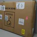 Vinyl Basement Hopper Window, Bathroom Window 32" x 18" White