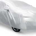 uxcell 3L Non-Waterproof Compact Car Cover - Rain/UV Protection for Sedans & Coupes (Fits Up to 4.75m)