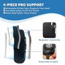 JUPITER Carpal Tunnel Wrist Brace with Thumb Support, Day & Night Thumb Spica Splint for Right Hand, Ideal for De Quervains Tenosynovitis, Tendonitis & Typing Pain Relief - Large/XLarge, Gray for Men & Women