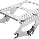 Mofun Tour Pack Mounting Rack Detachable Trunk Mount Compatible with Harley Touring Electra Glide Street Road Glide Road King Models 2009-2013 Chrome