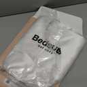 Bedsure Satin Pillowcase Standard Set of 4 - Pure White Silky Pillow Cases for Hair and Skin 20x26 Inches, Pillow Covers with Envelope Closure, Gifts for Women Men