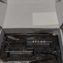 ROXBURGH Wedding Cake Knife and Server Set, Bride and Groom Mr and Mrs Champagne Flutes & Forks with Giftable Box, Cake Cutting Set for Wedding Engagement Bridal Shower Gifts