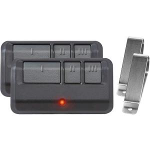 2 for 893MAX 893LM Universal LiftMaster Garage Door Opener Remote, (2Pack Visor Type)