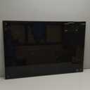 TSJ OFFICE Glass Dry-Erase Board - 36 x 24 Inches Wall Mounted Black Glass Magnetic Whiteboard, Frameless Large White Board for Office, Home & School