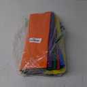 6 Pieces Extra Large Reusable Shopping Grocery Bags with Handles Colorful Woven Plastic Waterproof Tote Bags