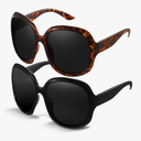 miyya Bug Eye Oversized Polarized Sunglasses Womens, Trendy Retro Sun Glasses for Women 2025, Oversized UV Protection Shades