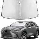 EcoNour Windshield Sunshade Compatible for Lexus NX 2022-2024 2025 2026, Sun Visor for Front Windshield & Window Sun Shade Cover, UV Heat Blocker & Protector, Car Accessories