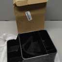 Car Front Seat Organizer with Compartment,Center Console Organizer,Car Armrest Storage Box,Back Seat Cup Holder Tray,Between Seat Small Caddy with Phone Holder for Truck,SUV,Van (Black)