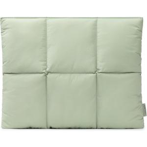 Comfyable Puffy Laptop Sleeve 13 Inch 14 Inch, Quilted Puffer Laptop Carrying Case, Pillow Case Compatible with MacBook Air M4 2025 M3 M2 M1, MacBook Pro M5 M4 Pro/Max, Sage