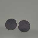 Absorbent Car Coasters for Cup Holders, 2 Pack Universal Anti Slip Ceramic Cup Coaster for Women Men 2.56 Inch Car Interior Accessories - Black Leopard Print 001