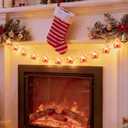 2 x String Lights Battery Powered - 10ft 30LEDs Lights Fairy Warm White Light for DIY Crafts Wedding Table Centerpieces Party Bedroom Christmas Gingerbread House