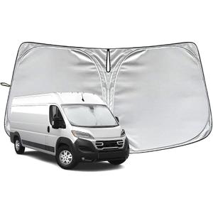 Fit for Dodge Ram ProMaster 2014-2025 Windshield Sunshade, Customized for Ram ProMaster Full Size Cargo Van, Automatic Car Sun Shield Accessories, Blocks UV Rays, Keeps Vehicle Cooler