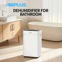 AIRPLUS 4500 Sq Ft Energy Efficient Dehumidifier for Home, Max 72 Pint/D