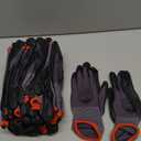 Safety Work Gloves-16/32 Pairs, Micro Foam Nitrile Coated Glove, Seamless Knit Nylon Gloves for Men Women (Small, Black Gray-16pairs)