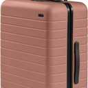 Away Medium Checked Luggage, Lightweight Hard Shell Suitcase with Spinner Wheels, Durable Rolling Luggage, TSA Lock, 26 Inch, Cloud Gray