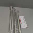 Brushed Nickel Shower Curtain Rods - 31-68 Inch Spring Tension Shower Rods for Bathroom, Adjustable, No Drilling, No Rust, Stainless Steel