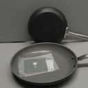 GreenPan Chatham Hard Anodized Healthy Ceramic Nonstick 8" and 10" Frying Pan Skillet Set, Omelette and Egg Pan, PFAS-Free, Dishwasher Safe, Oven Safe, Gray