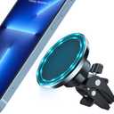 Magnetic Car Mount Phone Holder - Mag Safe Air Vent Phone Mount for Car Compatible with iPhone 15 14 13 12 Pro Max Mini Plus, 360 Adjustable Mag Safe Car Mount Phone Holder for All Phone