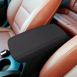 Center Console Cover Compatible with 2018 2019 2020 Hyundai Elantra, Leather Armrest lid Arm Rest Covering for Car, Well-Make Durable Middle Console Cover Armrest Box Protective Cover,Black