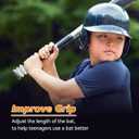 [5 Packs] Baseball Bat Grip Choke Up Rings for Youth Baseball Softball Teeball Tball Bat Choke Up Ring Bat Knob Baseball Bat Accessories (White)