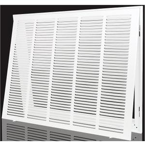 Return Air Filter Grille 25x20,Air Return Vent Cover for 25"W x 20"H Duct Opening,Steel HVAC Vent Covers for Wall and Ceiling,Holds 1" Thick AC Filter, For 25''w20''h-duct Opening