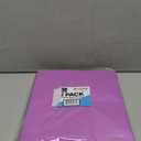 1 Inch Binders 3 Ring Purple, 1” Soft Plastic Flexible Cover Round Ring with a Pocket Binder, Holds 175 Sheets, School Supplies Available in Pink, Grey, Red, Green, Grey, 2 PK – by Enday